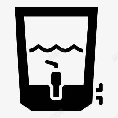净水器饮用水过滤图标图标