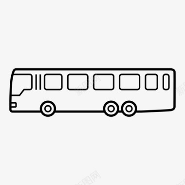 客车公共汽车公共汽车服务图标图标