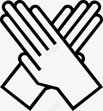 手方块手势图标图标