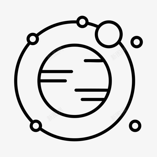 太空天文学木星图标svg_新图网 https://ixintu.com 外太空 天文学 太空 恒星 木星 行星