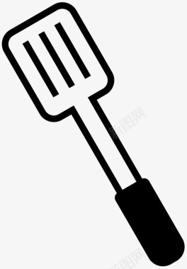 抹刀烹饪食物翻转图标图标