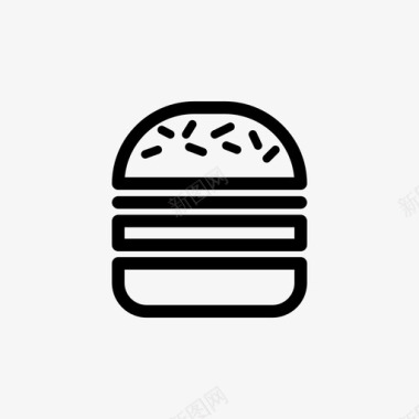 汉堡牛肉包子图标图标