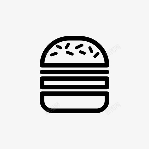 汉堡牛肉包子图标svg_新图网 https://ixintu.com 包子 汉堡 汉堡包 牛肉 美味 食品饮料 食物
