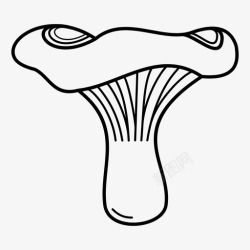 头顶蘑菇香菇蘑菇头顶图标高清图片