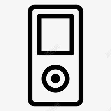 ipodmp3音乐播放器图标图标