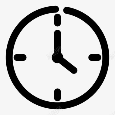 时钟时间闹钟模拟图标图标