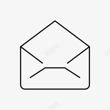 信封邮件公开信图标图标