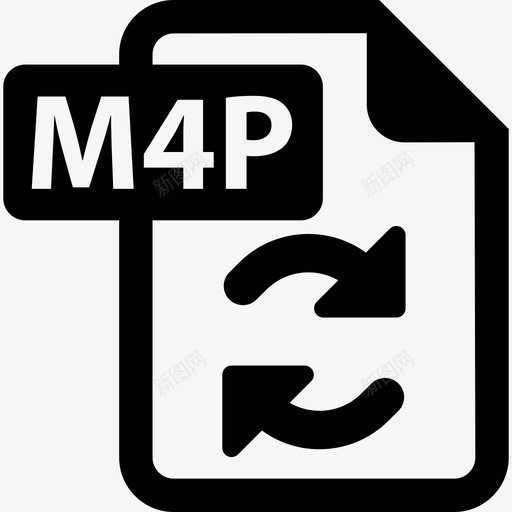 M4P文件接口扩展用户界面图标svg_新图网 https://ixintu.com M4P文件 扩展用户界面 接口
