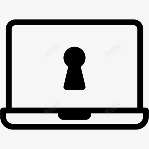 钥匙孔列桌面图标svg_新图网 https://ixintu.com 列 显示器 桌面 界面 笔记本电脑 笔记本电脑混合 钥匙孔
