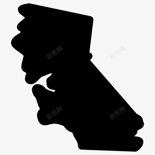 加利福尼亚加利福尼亚地图加利福尼亚州图标svg_新图网 https://ixintu.com 加利福尼亚 加利福尼亚地图 加利福尼亚州 美国各州地图填充