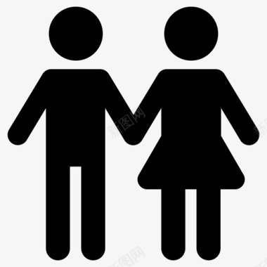 夫妻身体人图标图标