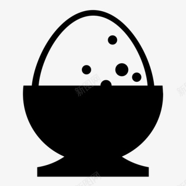 蛋杯煮鸡蛋早餐图标图标