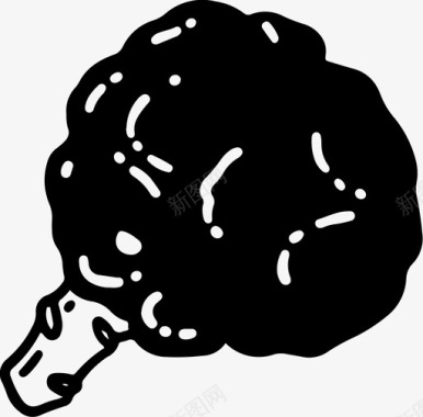 西兰花食物蔬菜图标图标