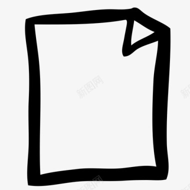 白纸文件表格图标图标