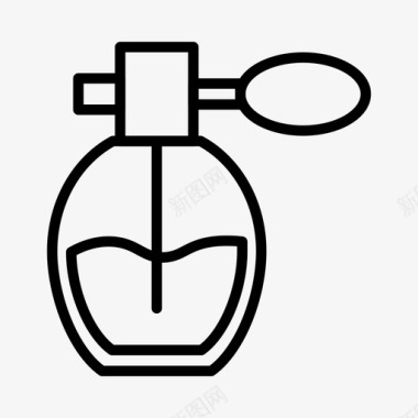 香水化妆品气味图标图标