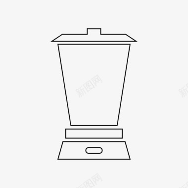 搅拌机食物家庭图标图标