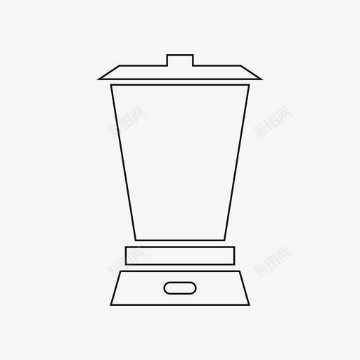 搅拌机食物家庭图标svg_新图网 https://ixintu.com 厨房 家庭 搅拌机 食物