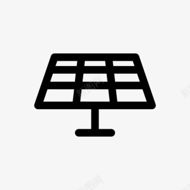 太阳能电池太阳能电池板绿色能源图标图标