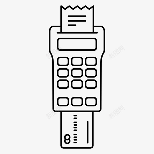 数据电话信用卡现金支付图标svg_新图网 https://ixintu.com 支付 数据电话信用卡 现金