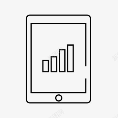 平板电脑分析ipadgraph图标图标