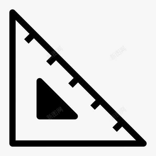 设置正方形几何体长度图标svg_新图网 https://ixintu.com 几何体 测量 测量工具 设置正方形 长度