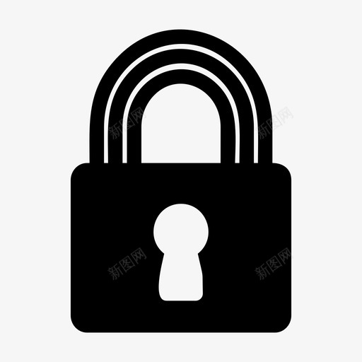 锁定保存安全图标svg_新图网 https://ixintu.com 保存 安全 签名 锁定