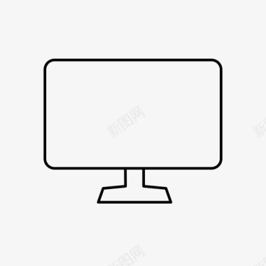电脑电脑显示器台式电脑图标图标