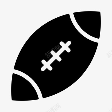 游戏球橄榄球图标图标