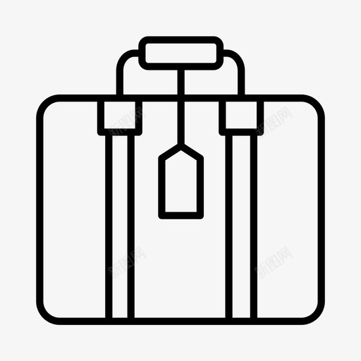 包行李旅游图标svg_新图网 https://ixintu.com 包 度假 旅游 行李