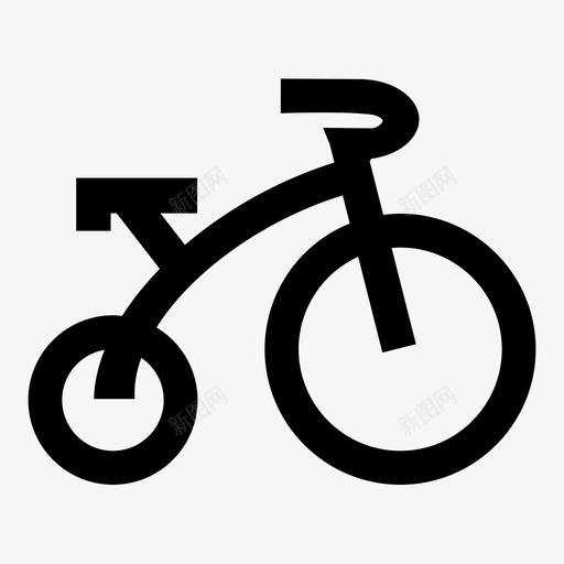 三轮车婴儿自行车儿童图标svg_新图网 https://ixintu.com 三轮车 儿童 婴儿和儿童 婴儿自行车 车辆