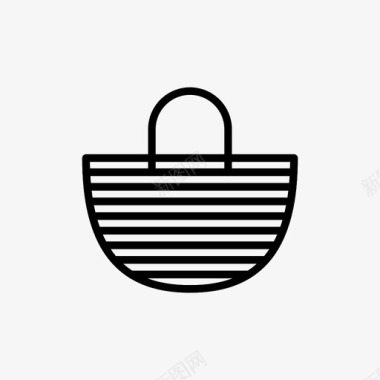 购物袋篮子电子商务图标图标