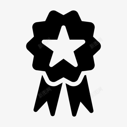 成就奖励徽章图标svg_新图网 https://ixintu.com 奖励 奖章 徽章 成就 购物 购物和电子商务图标第二卷