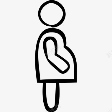 怀孕恩塞特妊娠图标图标