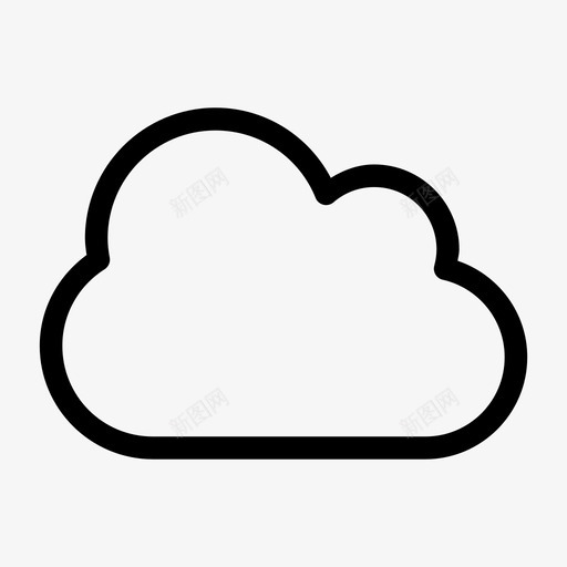 云云数据服务器图标svg_新图网 https://ixintu.com 云 云数据 服务器