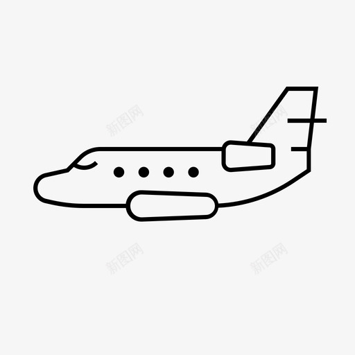 喷气机飞机旅行图标svg_新图网 https://ixintu.com 喷气机 旅行 机场指示灯 飞机