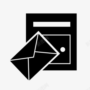 邮政人员邮政工作人员邮件图标图标