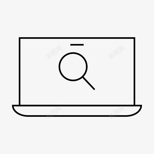 搜索浏览器硬件图标svg_新图网 https://ixintu.com 技术 搜索 浏览器 硬件
