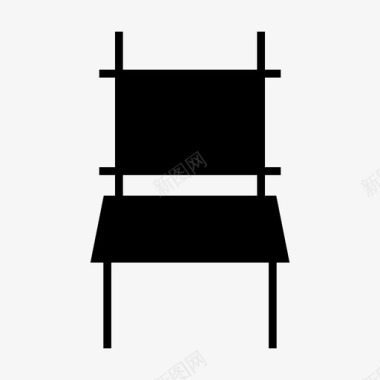 椅子享受休息图标图标