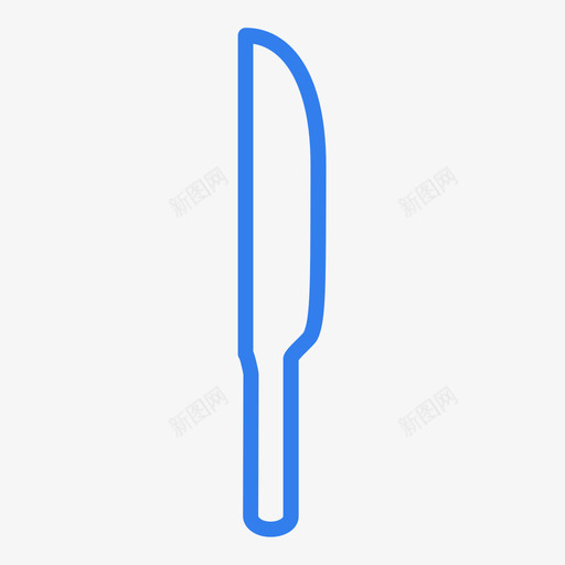 knifesvg_新图网 https://ixintu.com knife 线性 单色 可爱 简约