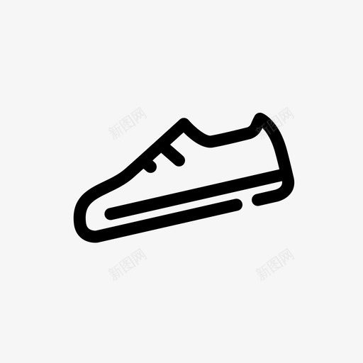 运动鞋服装时装图标svg_新图网 https://ixintu.com 时装 服装 跑步者 运动鞋 鞋子