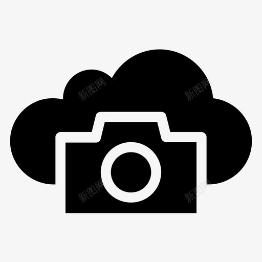 相机云数码图标svg_新图网 https://ixintu.com 云 云计算 图像 图片 摄影 数码 相机