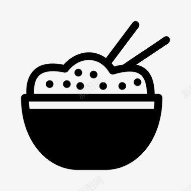 饭碗食物厨房图标图标
