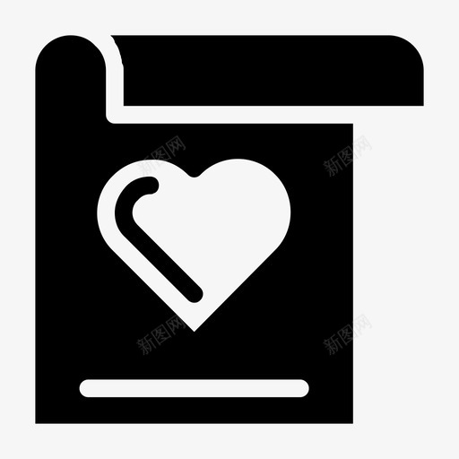 模板格式情书图标svg_新图网 https://ixintu.com 便条 建议 情书 文本 格式 模板 爱情和浪漫字形
