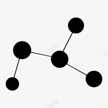 连接分子网络图标图标