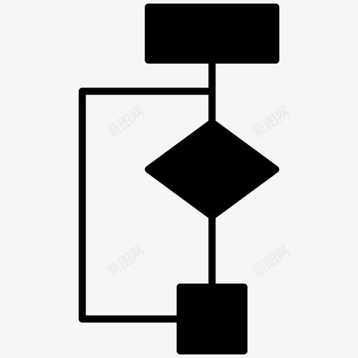 算法数据流模型图标svg_新图网 https://ixintu.com 实体编码 建模 数据流 模型 算法