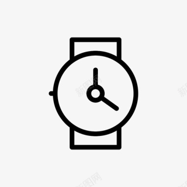 腕表时钟技术图标图标