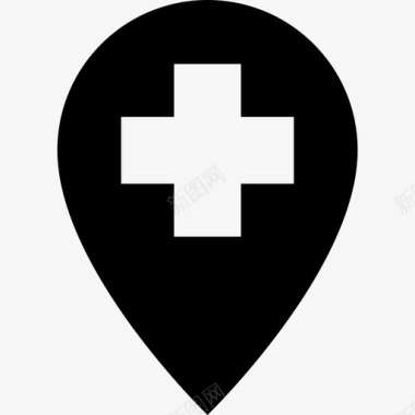 医院地址位置图标图标