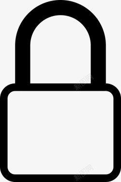 隐私物品挂锁锁隐私图标高清图片