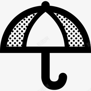 雨伞保护伞雨天图标图标
