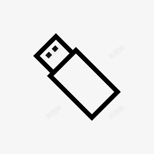 usb办公室U盘图标svg_新图网 https://ixintu.com U盘 usb 办公室 文件办公室